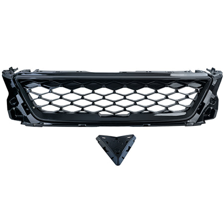Griglia Sportiva Nera Lucida Wabendesign per Seat Ibiza 6F KJ dal 2017