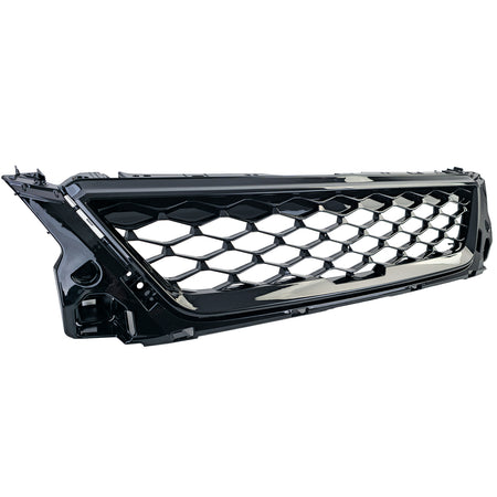 Griglia Sportiva Nera Lucida Wabendesign per Seat Ibiza 6F KJ dal 2017