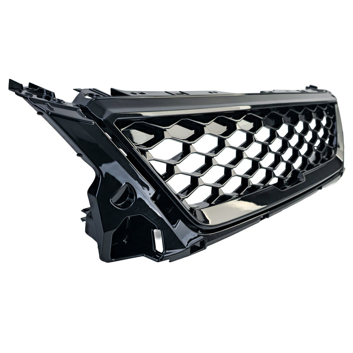 Griglia Sportiva Nera Lucida Wabendesign per Seat Ibiza 6F KJ dal 2017
