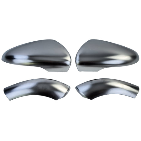 Copertura Specchietti 4 Pezzi Argento Opaco per Volkswagen Golf VI 2008-2012
