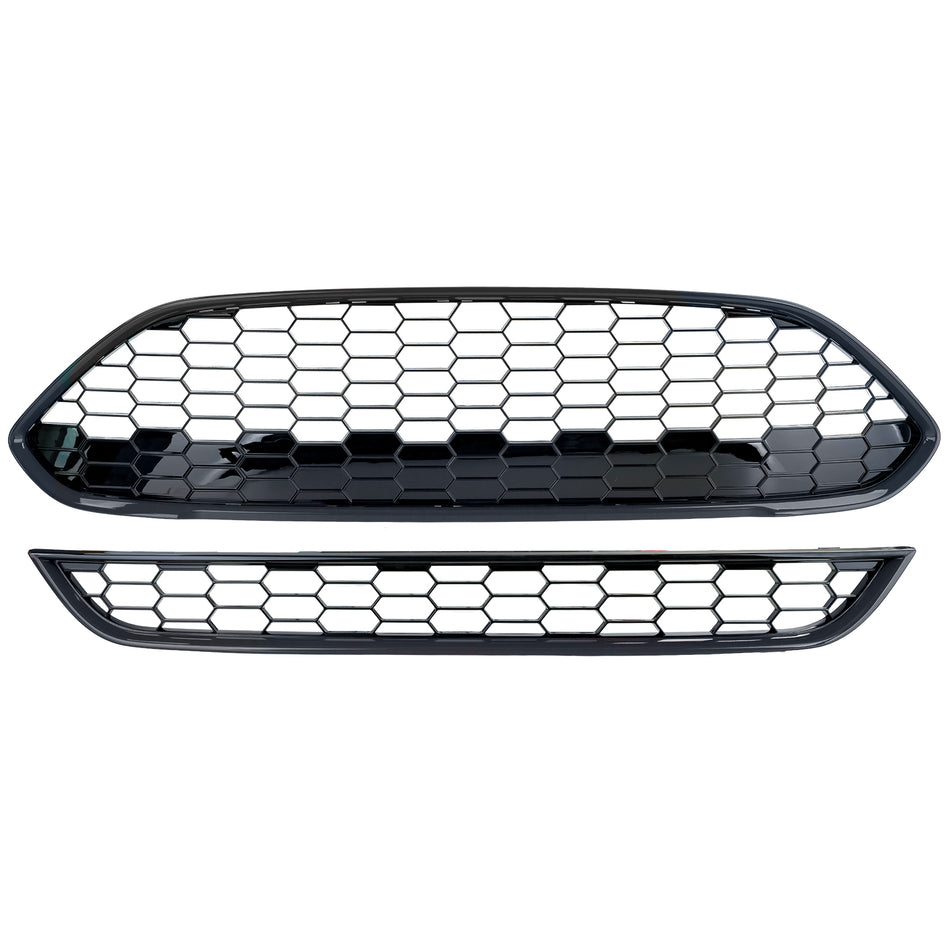 Griglia Set Sportiva ST Wabendesign Nera Lucida per Ford Fiesta 2013-2017