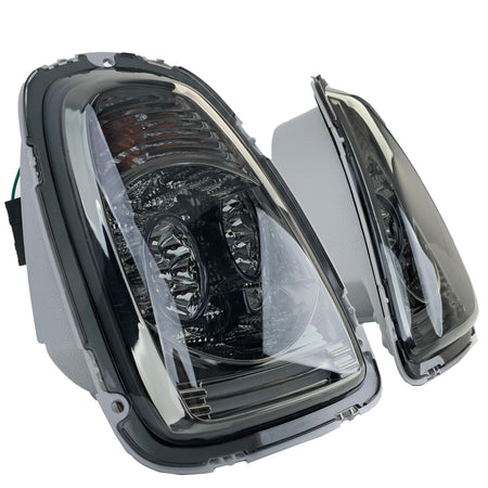 Fanali Posteriori LED Vetro Trasparente Neri per Mini Cooper R56 2006-2010