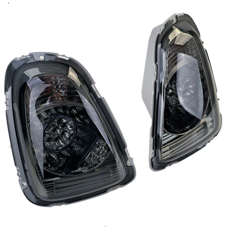 Fanali Posteriori LED Vetro Trasparente Neri per Mini Cooper R56 2006-2010
