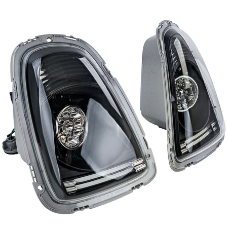 Fanali Posteriori LED Vetro Trasparente Neri per Mini Cooper R56 (2006-2010)