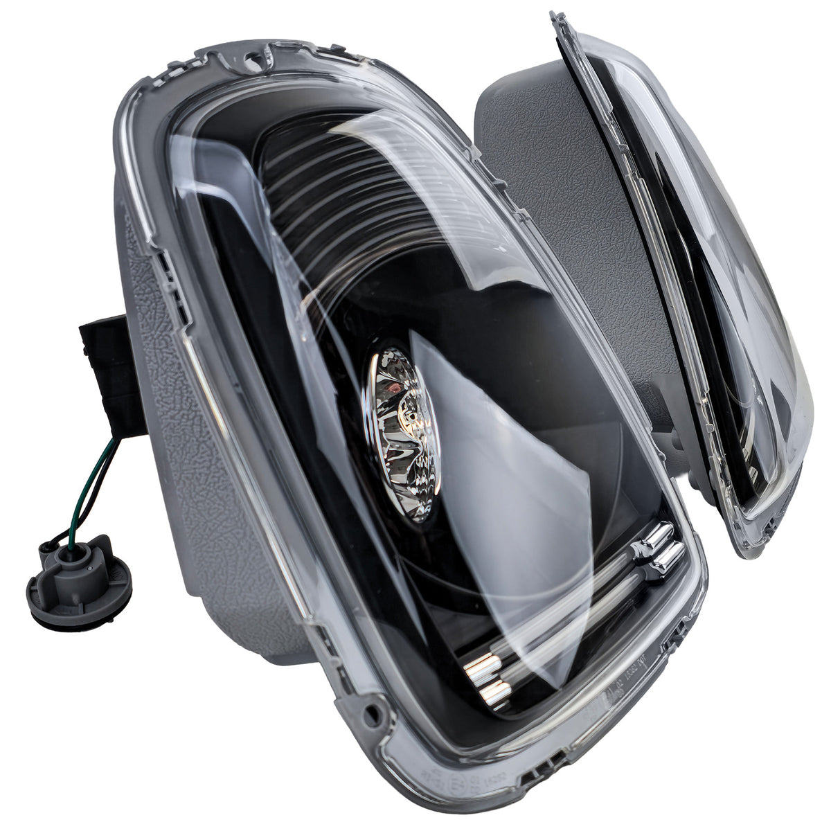Fanali Posteriori LED Vetro Trasparente Neri per Mini Cooper R56 (2006-2010)