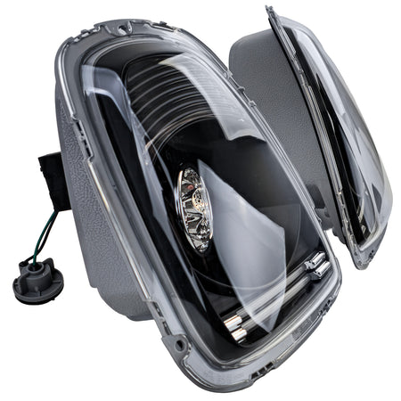Fanali Posteriori LED Vetro Trasparente Neri per Mini Cooper R56 (2006-2010)