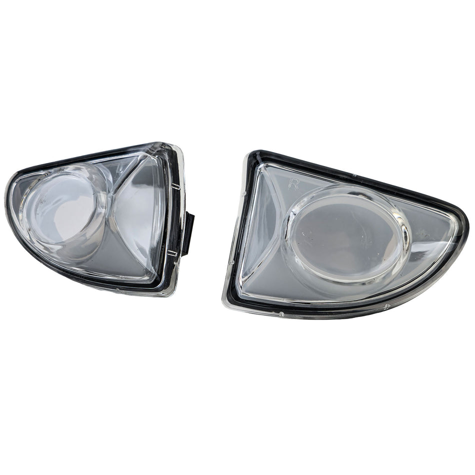 Frecce Set Vetro Trasparente Bianche per Smart ForTwo 451 2007-2015 (Coupé