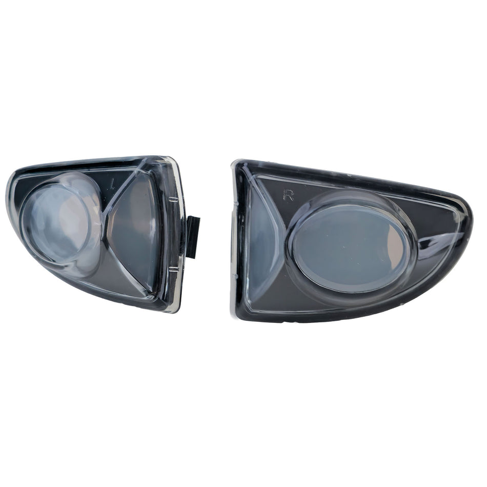 Frecce Set Vetro Trasparente Nero per Smart ForTwo 451 2007-2015 (Coupé