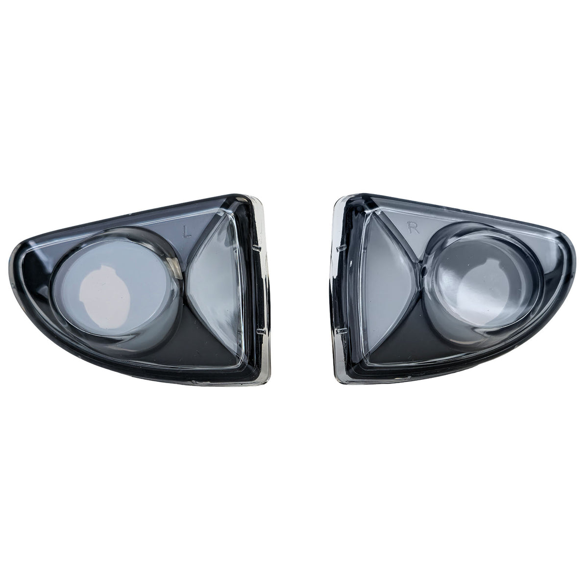Frecce Set Vetro Trasparente Nero per Smart ForTwo 451 2007-2015 (Coupé