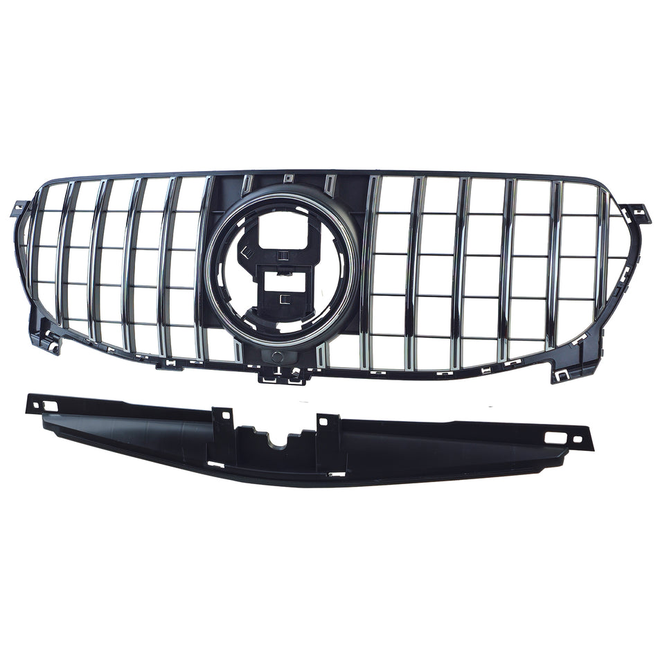 Griglia Nera Cromo per Mercedes GLE V167 Coupe C167 18-23 Senza AMG