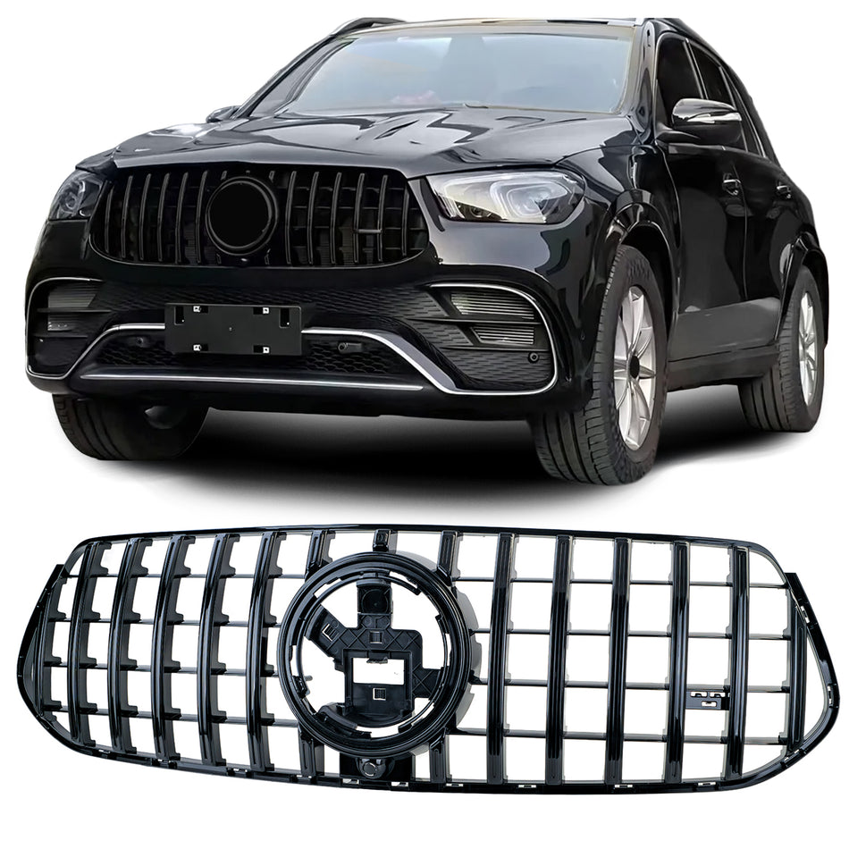 Griglia Sportiva Nera Lucida per Mercedes GLE V167 Coupe C167 18-23 AMG