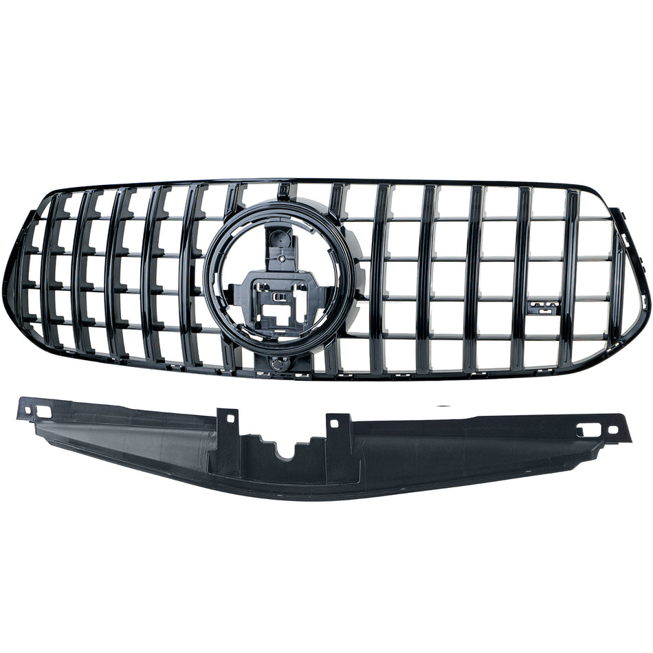 Griglia Sportiva Nera Lucida per Mercedes GLE V167 Coupe C167 Dal 2023 AMG