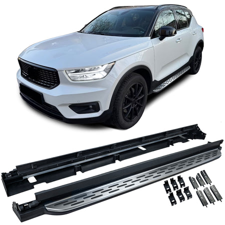 Pedane Laterali in Alluminio OE Style per Volvo XC40 (dal 2017)