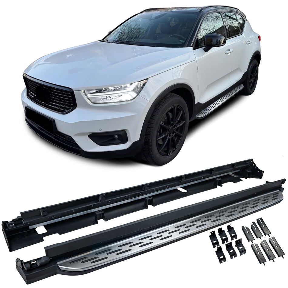 Pedane Laterali in Alluminio OE Style per Volvo XC40 (dal 2017)