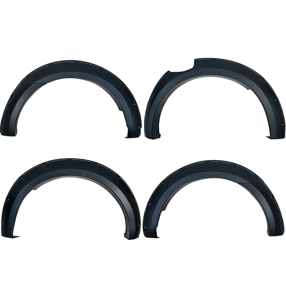 Allargamento Passaruota Set 6 Pezzi per Ford Ranger T7 T8 2015-2022 Opaco Nero