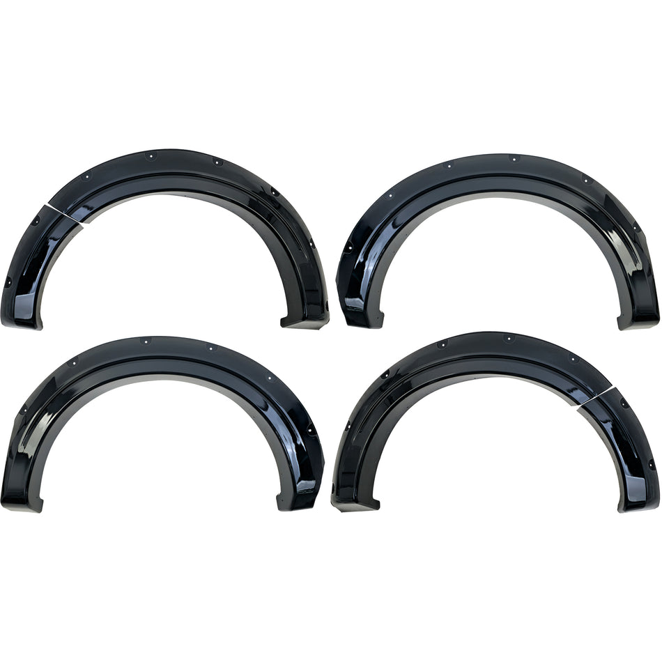 Allargamento Passaruota Set 6 Pezzi Lucido Nero per Ford Ranger T9 Dal 2023