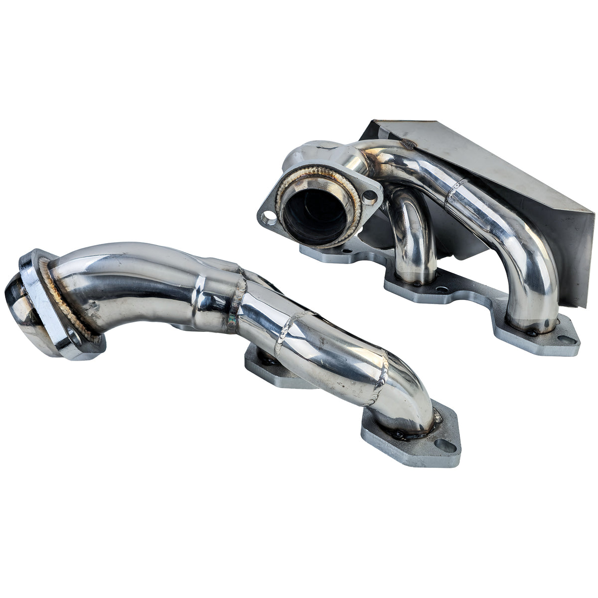 Collettori Scarico in Acciaio Inox Lucido per Jeep Wrangler JK 3.8L (2007-2011)