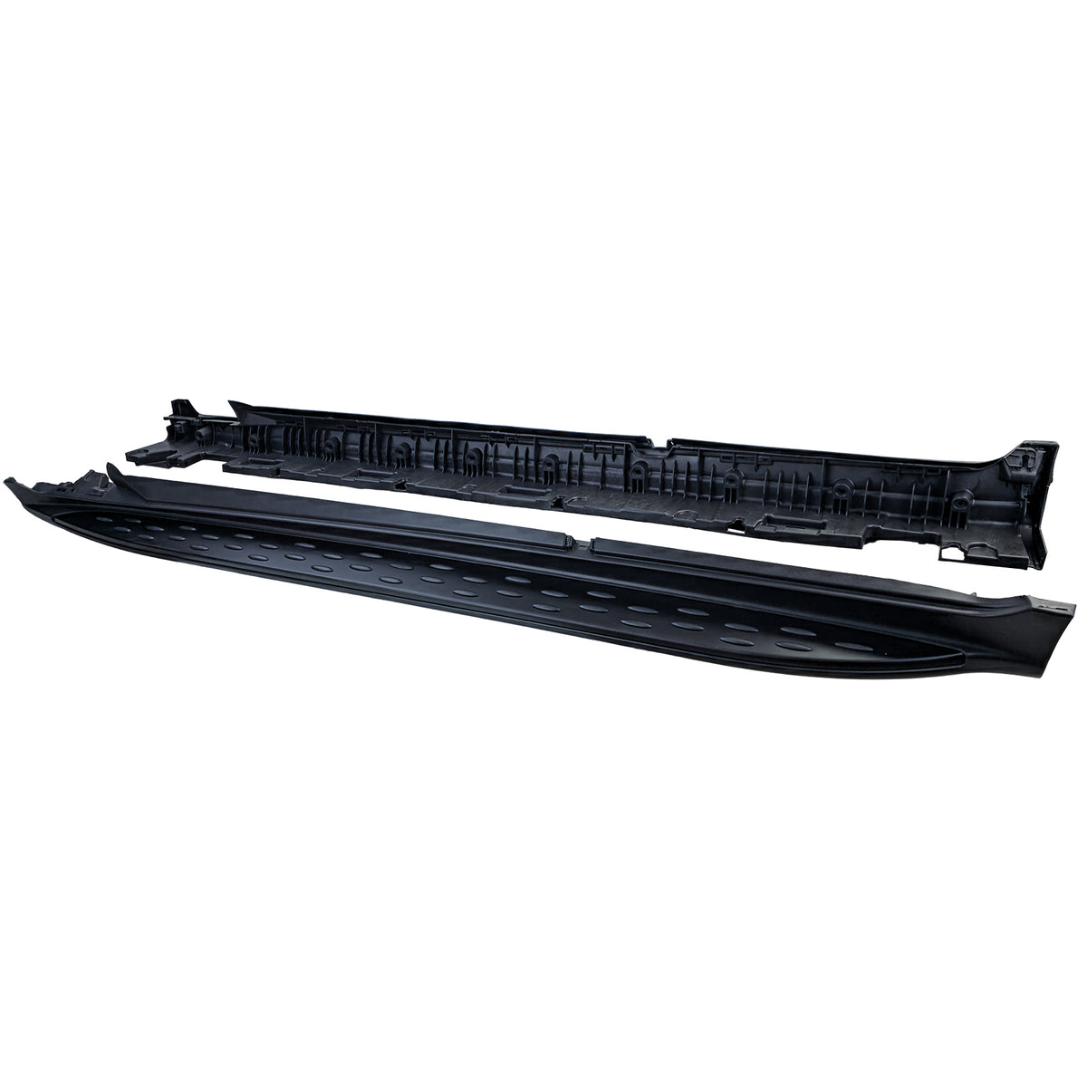 Pedane Laterali in Alluminio OE Style Nero Edition per Mercedes GLC X253 15-22