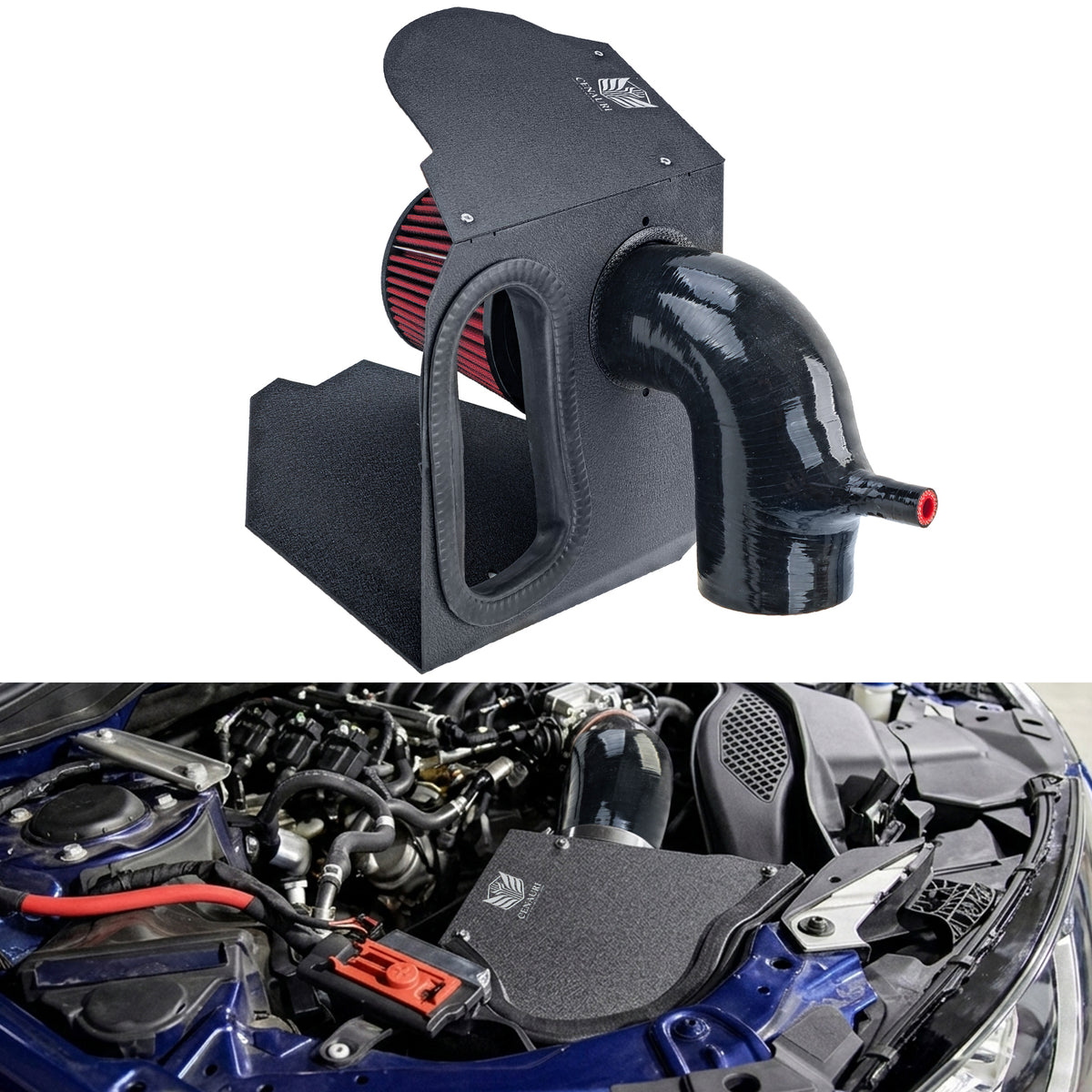 Aspirazione Diretta Filtro Aria Sportivo Kit Cenauri per Audi A4 B9 2.0 TFSI