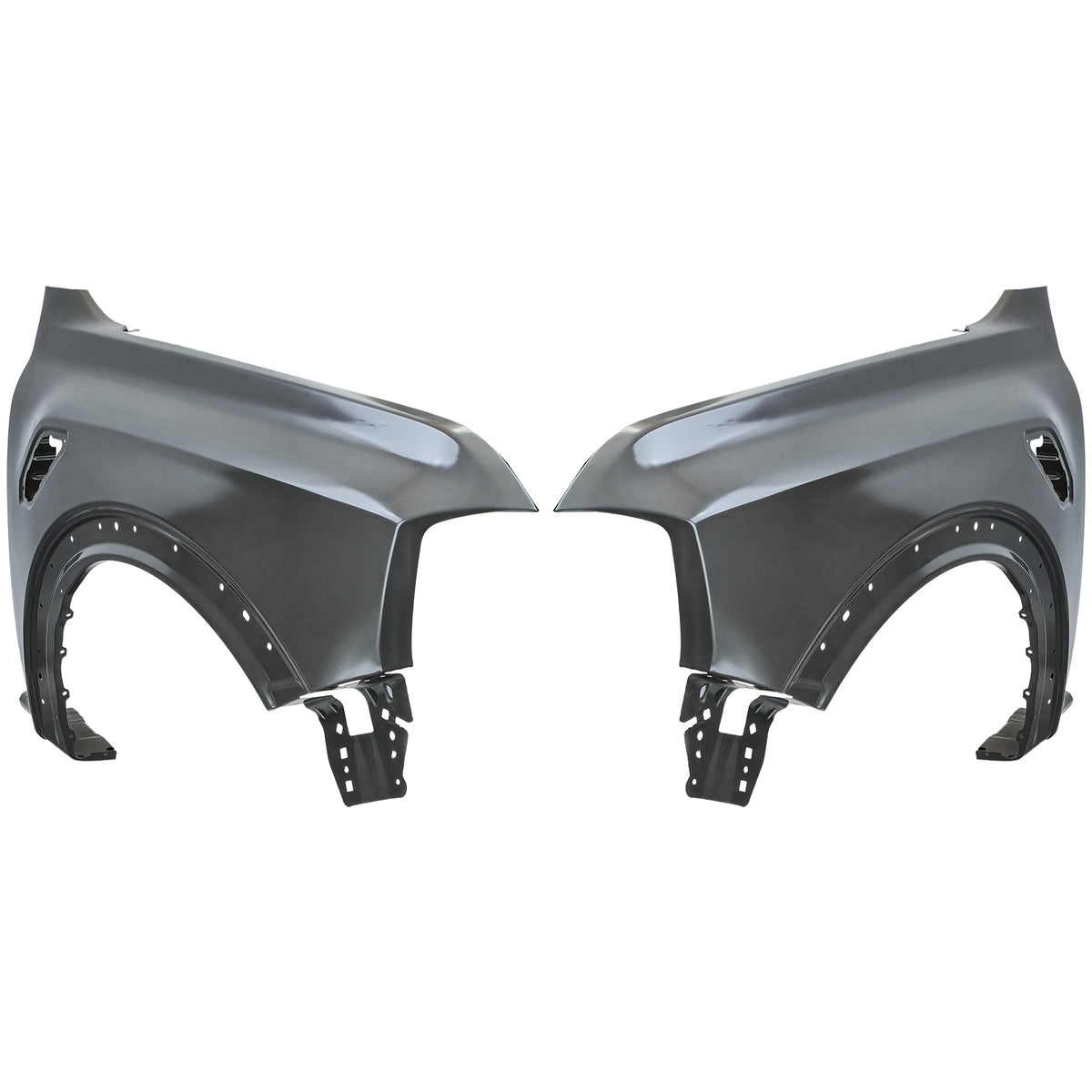 Parafango Set Anteriore Destro e Sinistro in Metallo per Ford Ranger T9 Raptor