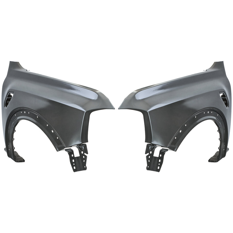 Parafango Set Anteriore Destro e Sinistro in Metallo per Ford Ranger T9 Raptor