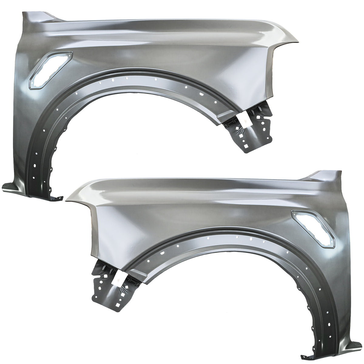 Parafango Set Anteriore Destro e Sinistro in Metallo per Ford Ranger T9 Raptor