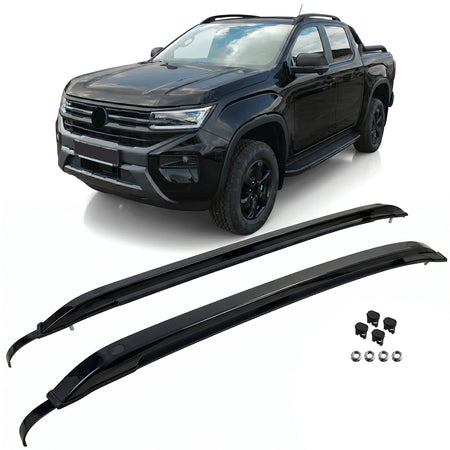 Alluminio Portatutto Tetto Nero per Volkswagen Amarok II (dal 2022)