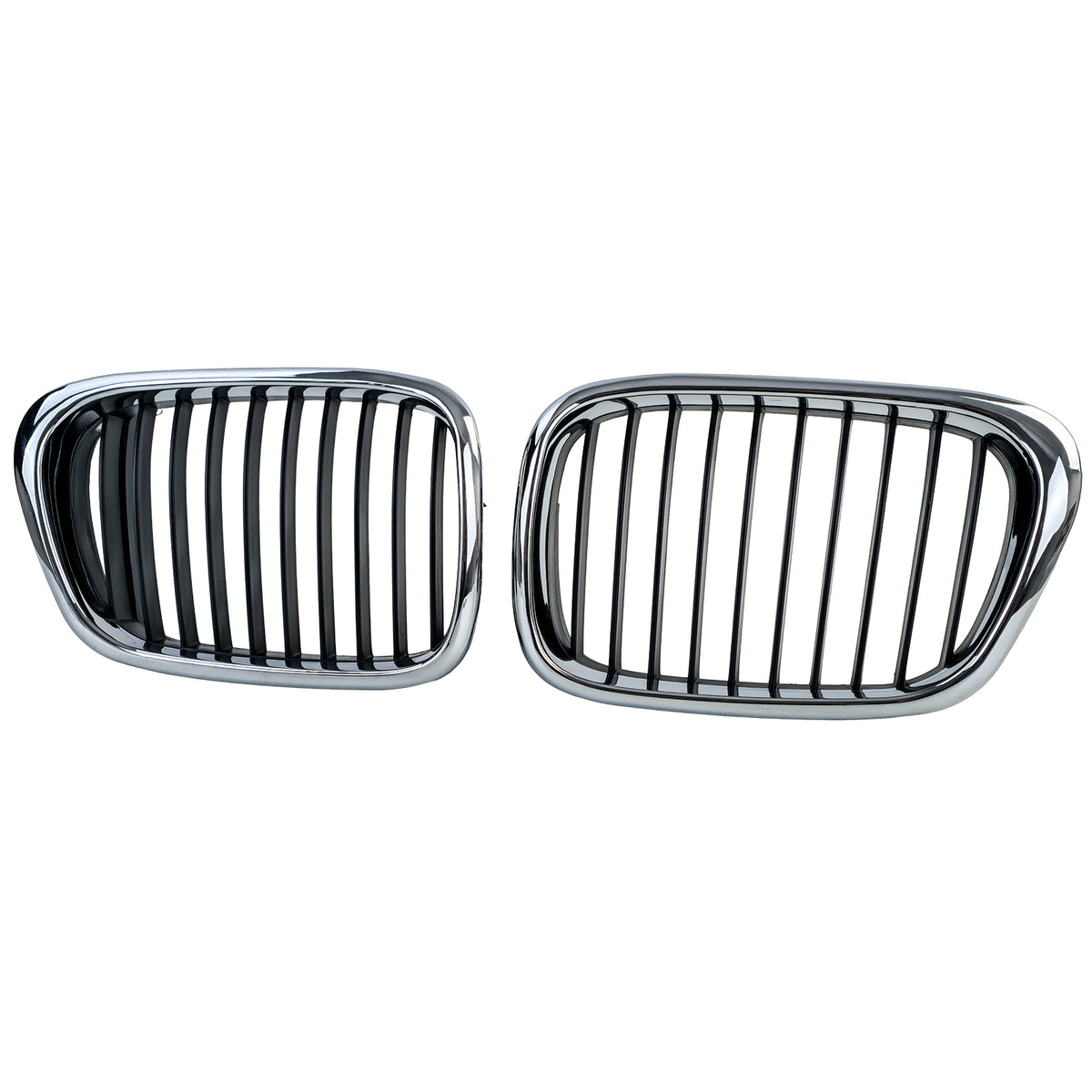 Griglia Anteriore Sportiva Nera e Cromata per BMW Serie 5 E39 Berlina e Touring