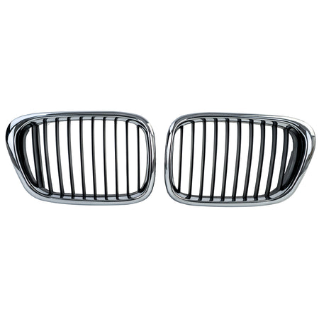 Griglia Anteriore Sportiva Nera e Cromata per BMW Serie 5 E39 Berlina e Touring