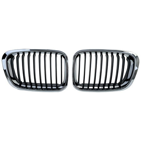 Griglia Sportiva Nera con Cromatura per BMW Serie 3 E46 Touring 1998-2001