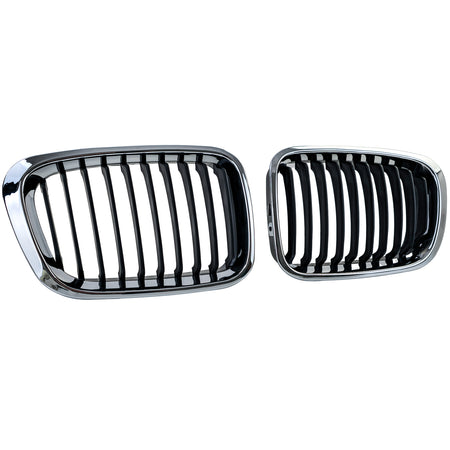 Griglia Sportiva Nera con Cromatura per BMW Serie 3 E46 Touring 1998-2001