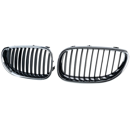 Griglia Sportiva Nera Cromata per BMW Serie 5 E60 E61 (2003-2010)