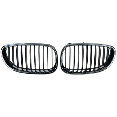 Griglia Sportiva Nera Cromata per BMW Serie 5 E60 E61 (2003-2010)