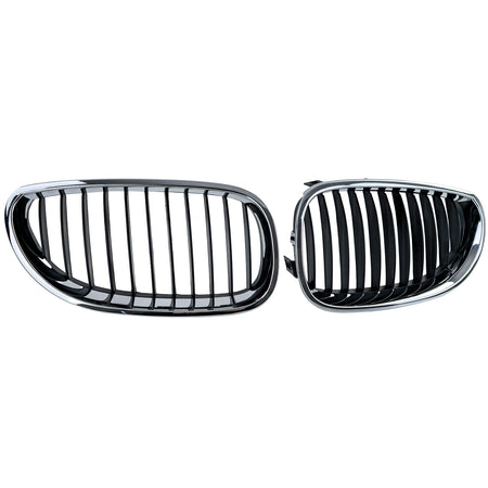 Griglia Sportiva Nera Cromata per BMW Serie 5 E60 E61 (2003-2010)