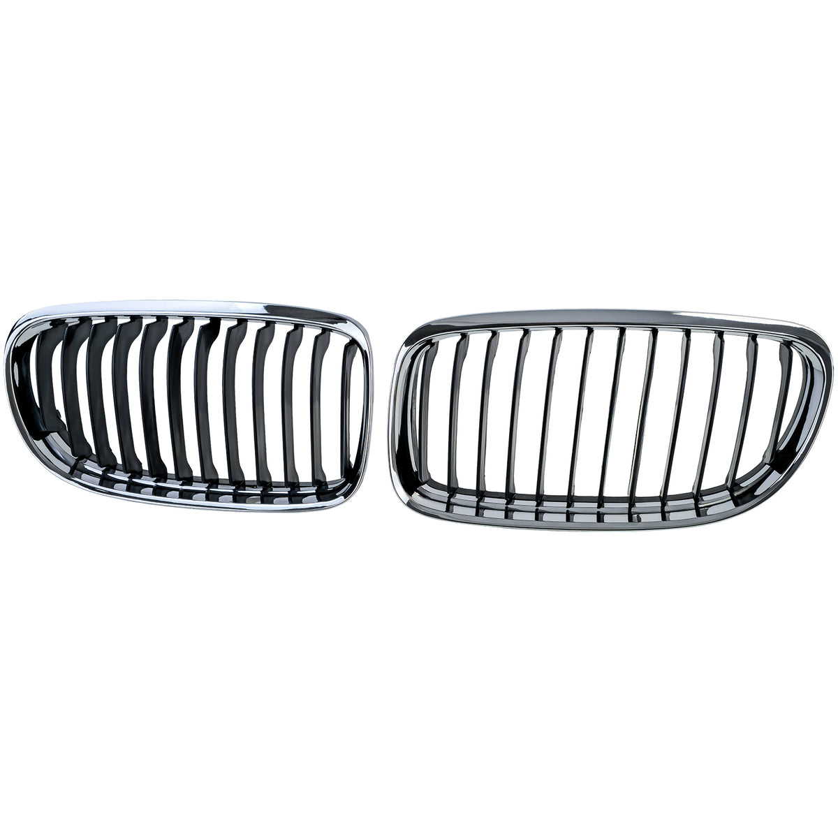 Griglia Sportiva Nera con Cromature per BMW Serie 3 E90 E91 (2008-2012)