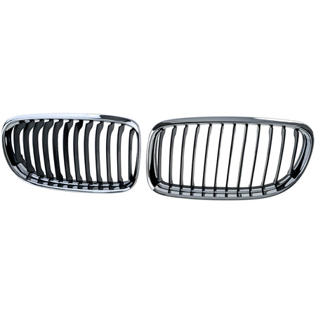 Griglia Sportiva Nera con Cromature per BMW Serie 3 E90 E91 (2008-2012)
