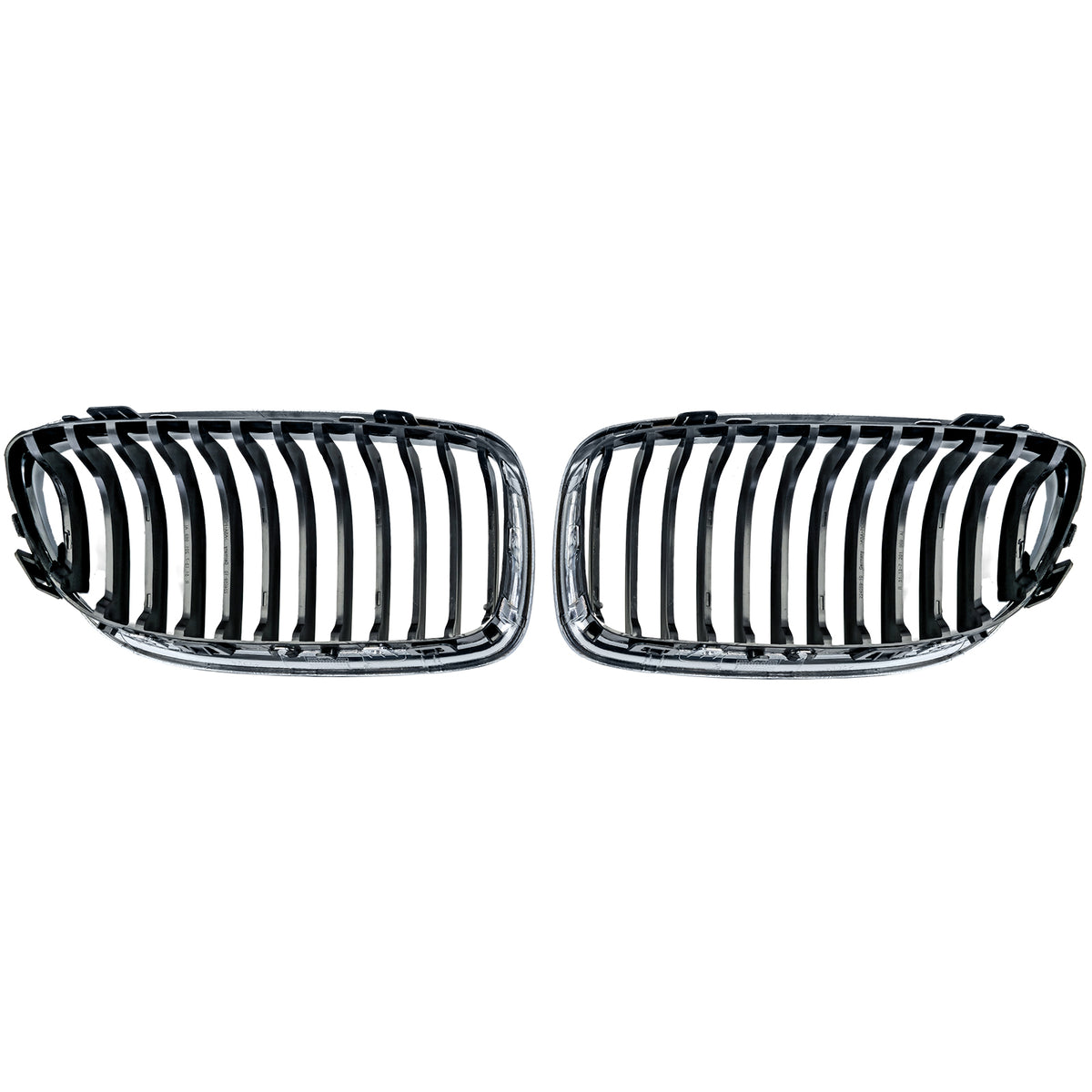 Griglia Sportiva Nera con Cromature per BMW Serie 3 E90 E91 (2008-2012)
