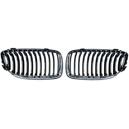 Griglia Sportiva Nera con Cromature per BMW Serie 3 E90 E91 (2008-2012)
