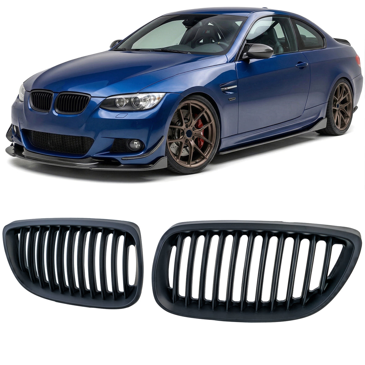 Griglia Sportiva Nera per BMW Serie 3 E92 E93 Cabrio 2006-2010