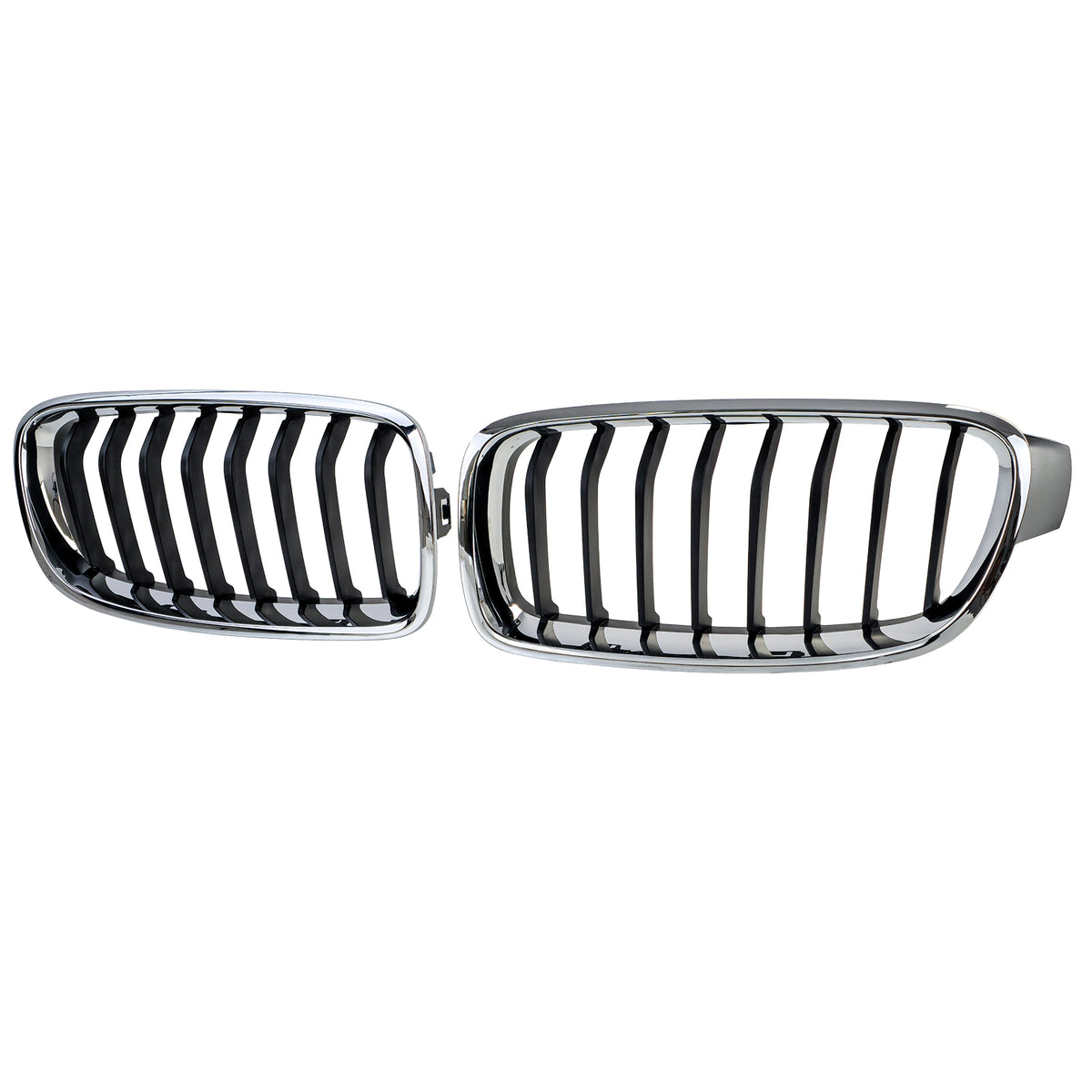 Griglia Anteriore Sportiva Nera/Cromata per BMW Serie 3 F30 F31 (2011-2019)