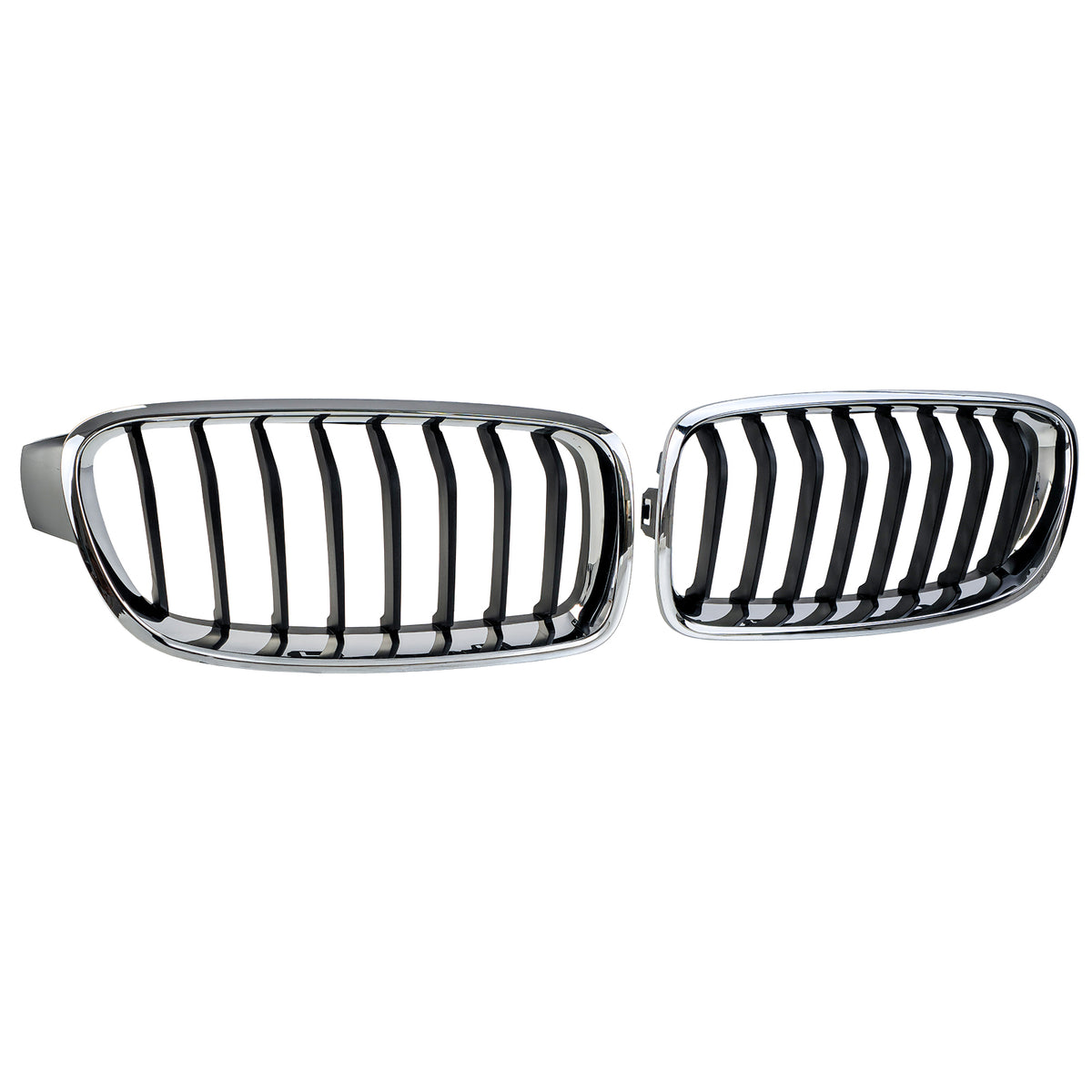 Griglia Anteriore Sportiva Nera/Cromata per BMW Serie 3 F30 F31 (2011-2019)