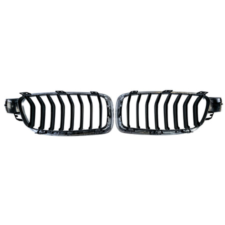 Griglia Anteriore Sportiva Nera/Cromata per BMW Serie 3 F30 F31 (2011-2019)