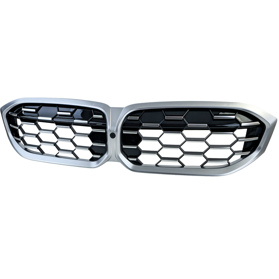Griglia Anteriore Performance Nera Cromo per BMW Serie 3 G20 G21 LCI Dal 2022