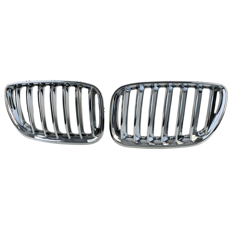 Griglia Sportiva Anteriore Cromata per BMW X5 E53 1999-2003