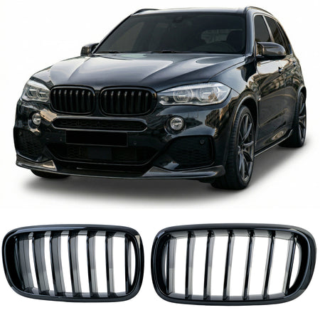Griglia Anteriore Sportiva Nera Lucida per BMW X5 F15 e X6 F16 2013-2019