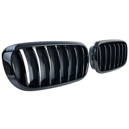 Griglia Anteriore Sportiva Nera Lucida per BMW X5 F15 e X6 F16 2013-2019
