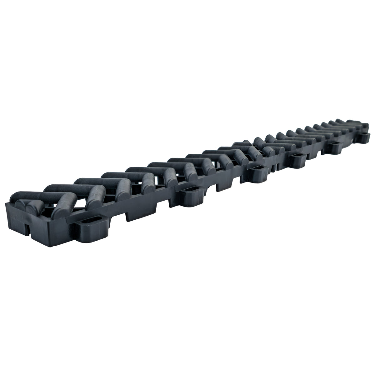 RAMROXX Pannello di Riempimento per Profilo LED 40x3,5cm Nero Universale