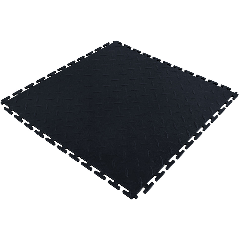 RAMROXX Performance PVC Fliese Showroom Garage Floor Nero 50x50cm Universale