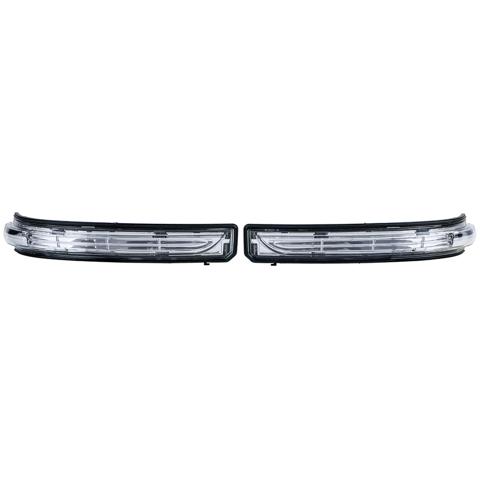 Specchietto Frecce Set Bianco Destro e Sinistro per Mercedes Classe A W169