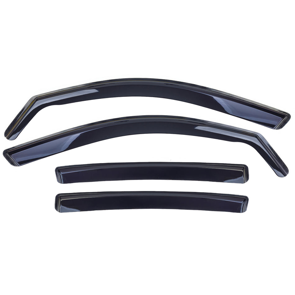 Deflettori Aria 4 Pezzi Neri per Mercedes Classe C W205 2014-2021